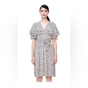 Rebbeca Taylor Silk Sweet Briar Ruffle Dress Size 6